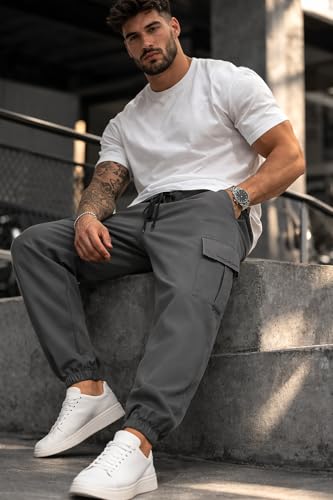 Image of ENDEAVOUR WEAR Men's Track Pants|Cargo Pants|Cargo Jogger Stretchable Sports Gym Running Pants |Casual Loungewear