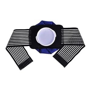 MERIGLARE Herbruikbare ijszak ter verlichting van pijn bij zwellingen met – blauw + zwart, 02