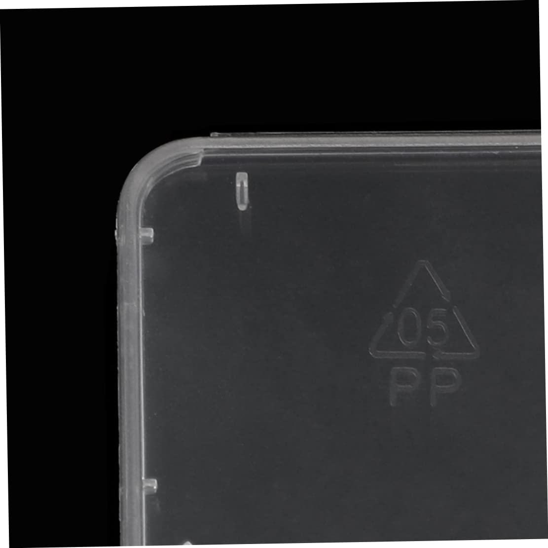 Case di schede di memoria da 10 pcs Case di archiviazione SD trasparente schede portatili a prova di polvere Coperchio di archiviazione in plastica trasparente o scheda
