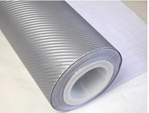 F & B LED Lights Silver 3D Carbon Fiber Film