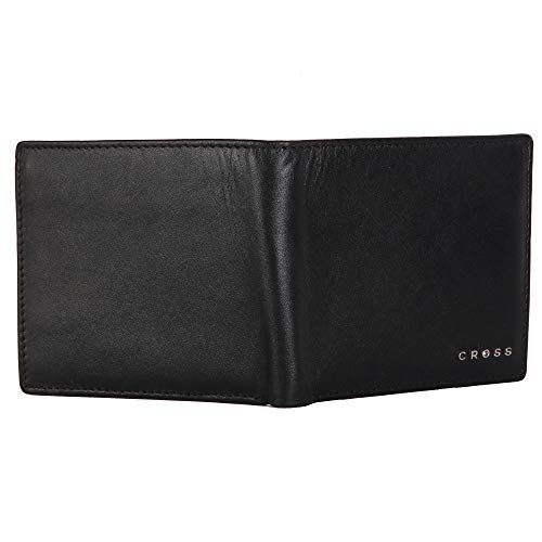Cross Black Men's Wallet Stylish Genuine Leather Wallets for Men Latest Gents Purse with Money Coin and Card Holder Compartment (AC1458072_1-1) 6