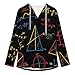 Womens Bodysuit Mathematical Function Sin Cos T Shirts Long Sleeve Hoodie V Neck Pullover Tops, 2026