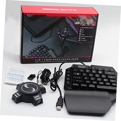 SOLUSTRE Caixa Conversora De Controlador Teclado Portátil Console De Jogos Portátil Mouse Portátil A