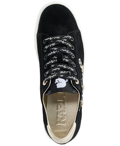 Karl Lagerfeld Paris Women's Cate Sayings Everyday Lace Up Sneaker4