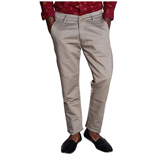 Regular Fit Anchor Length Trouser, Grey 