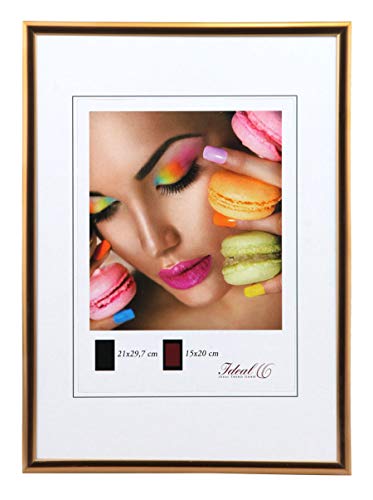 Ideal Trend Kunststoff Bilderrahmen 10x15 cm bis 50x70 cm Bilder Foto Rahmen: Farbe: Kupfer | Format: 50x70 Cover