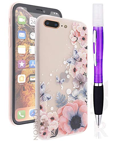 iAccessories Back Cover for iPhone 8 Plus Protective Case Girls 3D Floral Print Soft TPU with Mist Spray Pen - Multicolor (B08ZM5LVMC) Amazon Price History, Amazon Price Tracker