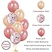 Donut Party Supplies - Donut Grow Up Balloons Banner Rose Gold, 20 Latex Balloons with 5 Confetti Balloons for Baby Shower Donut Grow Up Birthday Party Decorations