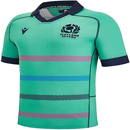 Maillot de rugby Écosse 7s Macron extérieur pour match et entraînement mixte