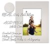 Poster Palooza 16x20 Mat Bevel Cut for 11x14 Photos - Acid Free Golf Ball Texture Precut Matboard - For Pictures, Photos, Framing - 4-ply Thickness