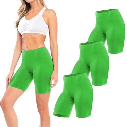 Image of Sexy Basics Women's Cotton Stretch Active Slip Shorts | 3 Pack & 6 Pack Boy Short Boxer Briefs