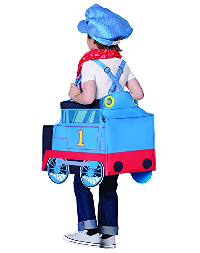 Spirit Halloween Thomas and Friends Toddler Thomas the Train Ride-Along Costume | Officially Licensed | Easy Costume2
