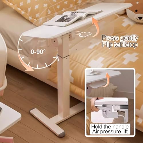 Mesa auxiliar ajustable en forma de C para sofá y dormitorio 5