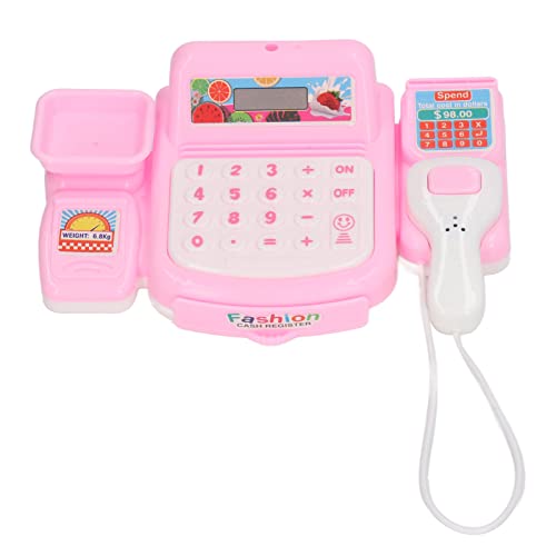 Xiuganpo Juego de Juguetes con Caja Registradora para Niños, Juego de Compras para Niños Pequeños, Juguete Educativo con Escáner, Dinero Ficticio y Tarjeta de Crédito, Ideal para Aprender y Divertirse