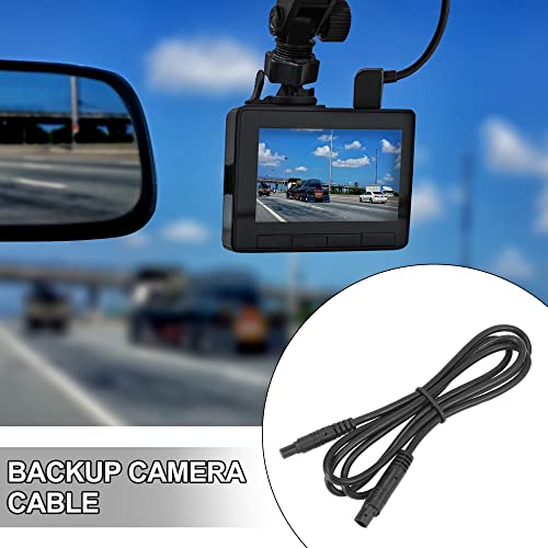 Image of X AUTOHAUX 5 Pin 3ft 1m Backup Camera Extension Cable Dash Camera Cord Wires Car Rear View Camera