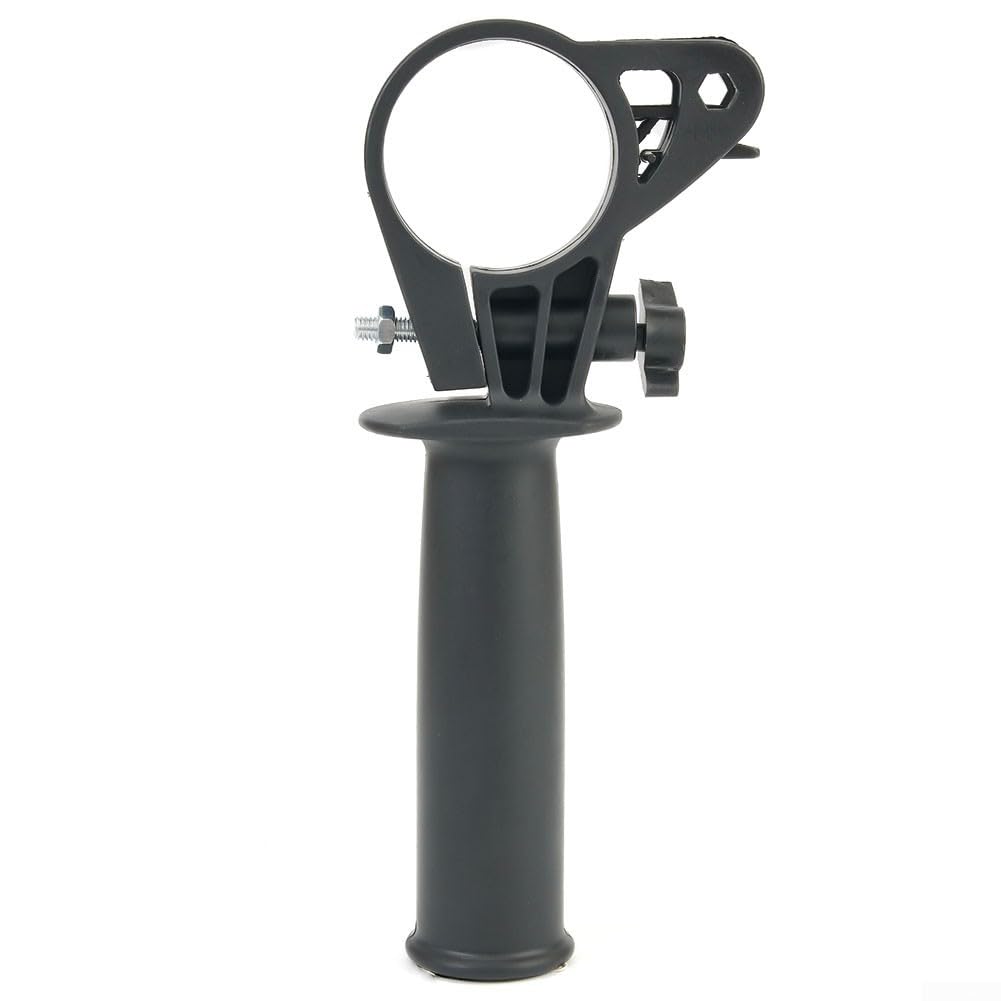 Manico universale per trapano a percussione laterale, manico laterale regolabile per trapano a percussione, manico laterale in plastica per trapano elettrico, pezzo di ricambio per smerigliatrice per