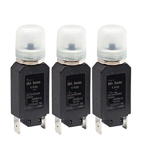 Disjoncteur thermique 4A pour protection de surcharge moteur lot de 3