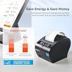 MUNBYN Bluetooth Thermal Receipt Printer P047, 80mm POS Printer, Thermal Printer with USB Serial Ethernet, Bluetooth, Support iOS Android Windows PC Ubereats Do Not Support Paypal Doordash Grubhub