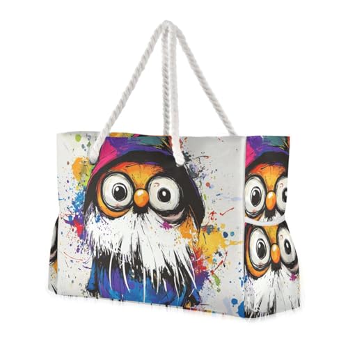 Sweet Gnome Sturdy Bag For Women Work with side pocketes Bags For Women with zippered pockets