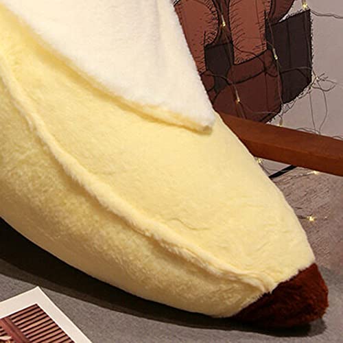 YOZUMD rinquedo de pelúcia tubarão banana de 45 cm, cabeça de tubarão fofa corpo de banana 2 em 1 bo