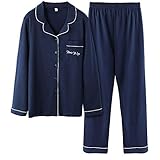 [ヒルトップクラウド] パジャマ レディース 長袖 綿100％ ルームウェア レディース 上下セット 厚手 前開き 部屋着 吸汗通気 肌に優しい 暖かい 春秋冬用