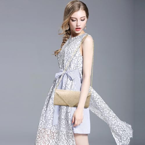 Clutch Purses for Women,Evening Bag Envelope Clutch with Detachable Chain Sparkle Elegance - Image 3