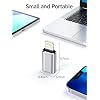 [2-Pack] USB C to Lightning Adapter, Type C to Lightning Adapter Support PD Fast Charging & Data Sync Compatible with iPhone 14/13/12/11/X/XR Pro, iPad, AirPods Not for Audio/OTG