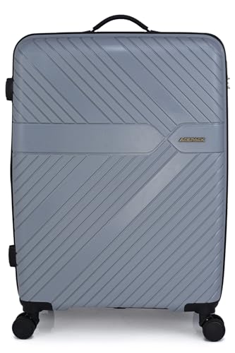 Image of ACEPACK Dawn Small Size Lightweight Luggage - Recyclable Polypropylene, Anti-Theft Double Safety Zipper, Built-in Number Lock, 3-Year Warranty (20,Dark Grey)