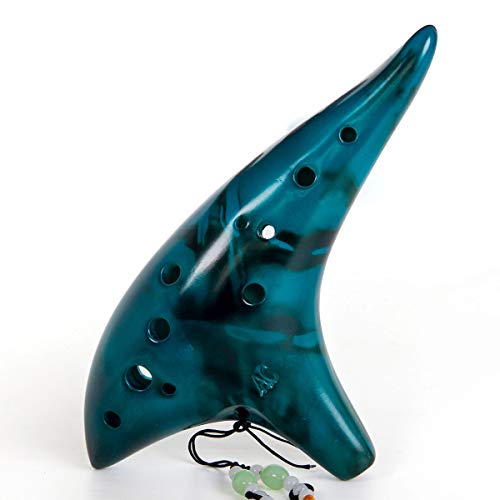 Lotmusic MI3042-MUS Ocarina, 12 Tones Alto C Ceramic Musical Instrument thumb #8