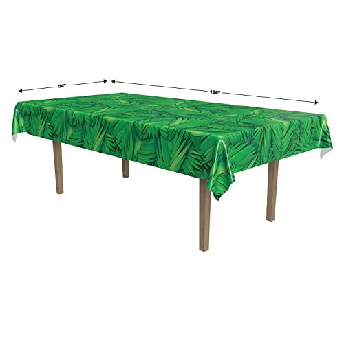 Beistle Palm Leaf Table Cover (54 In. X 108 In.) #TOP1