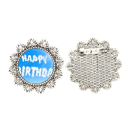 Broche de gancho de cumpleaños con diseño de nubes para regalar en fiestas infantiles medium