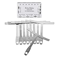 Made of stainless steel,which is corrosion-proof and rust-proof,durable and exquisite in appearance. Specifications:Under string radius gauge: 7.25" / 9.5" / 10" / 12" / 14" / 15" / 16" / 17" / 20" radius. Can be used to accurately measure the chord ...