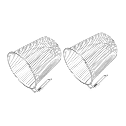 Cabilock 2 Piezas Cesta Escurridor Colgante Cocina Acero Inoxidable Palillos Cucharas Utensilios Lavavajillas Espacio Organizador Compacto
