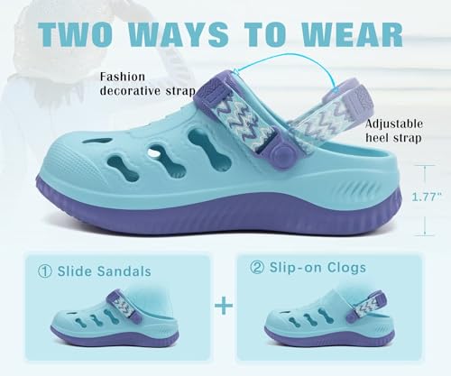 Image of KuaiLu Womens Classic Recovery Clogs Comfortable Walking Cushion Sandals for Women Relif Plantar Fasciitis Ladies Orthotic Arch Support Slip-on Mules, Adult Slip Resistant Shoes