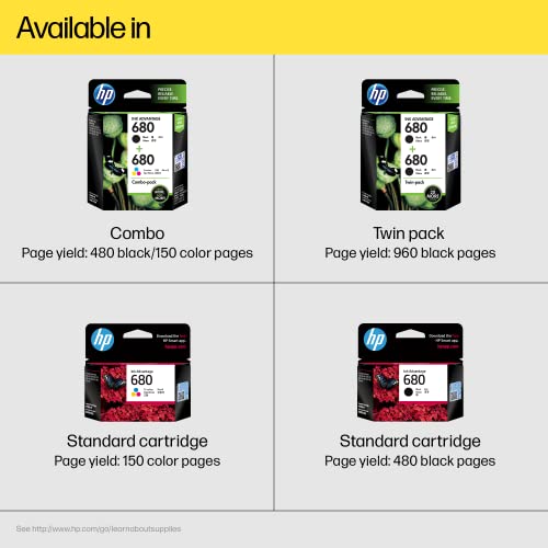 HP 680 Tri-color Original Ink Advantage Cartridge