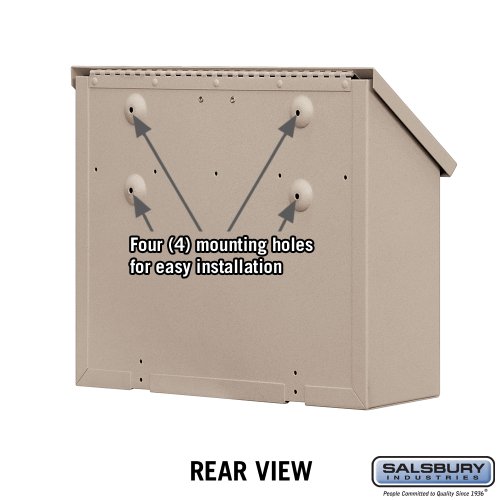 Salsbury Industries 4610Bge, Beige Traditional Mailbox, Standard, Horizontal Style #TOP3