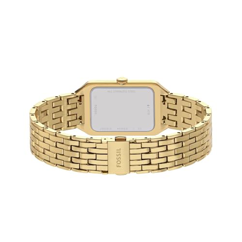 Image of Fossil Raquel Gold Quartz Stainless Steel Watch ES5434