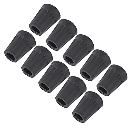 Hiking Pole Feet Cover, Convenient to Use Multifunction Lightweight High Reliability Rubber Tips Feet for Trekking Pole for Outdoor for Friends