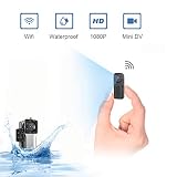 Waterproof Mini Spy Cameras Hidden Wifi,NIYPS Wireless HD 1080P Portable Small H...