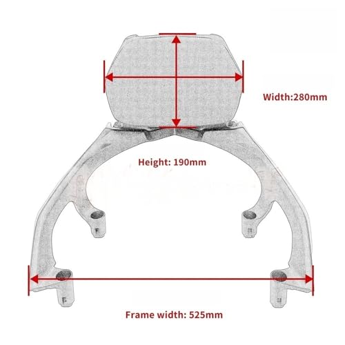 Coussin de dossier haut de gamme pour passager arrière TMAX 560 - 7