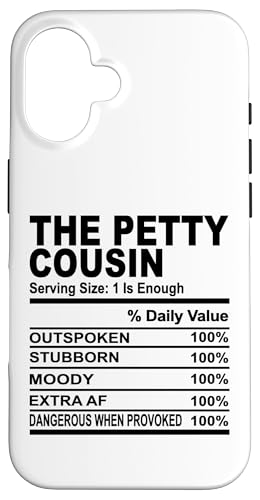 The petty cousin Funny cousins 男性 女性 家族 再会 スマホケース iPhone 16 用