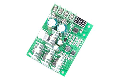 Knacro Pwm Dc Motor Governor Controller 20A (30A Max) Dc 6V-60V 12V 24V 36V 48V Brush Dc Motor Controller Digital Display 0-100% Speed Regulation #TOP7