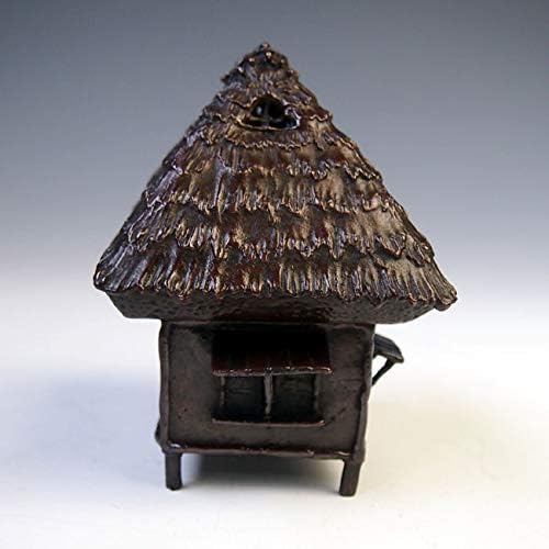 平安　秦蔵六造　塗金銅香炉　「瑞雲」　共箱　D　R7792 秦蔵六造 塗金銅香炉 瑞雲 青銅器 共箱 N497 NT6 秦蔵六