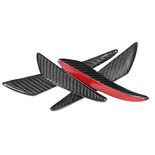 KIMISS Bumper Canards,4Pcs/Set Universal Carbon Fiber Bumper Canards Lip Spoiler Loose-Match by KIMISS - Image 8