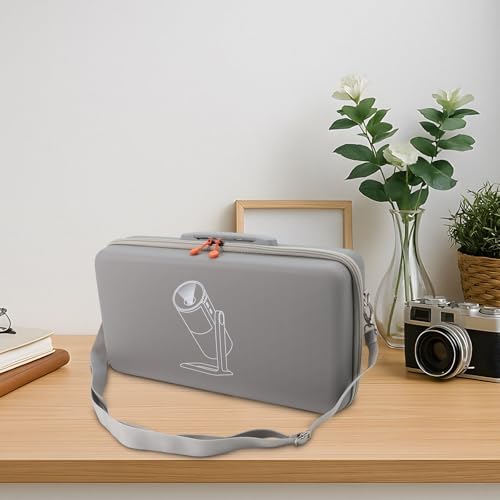 Funda rígida de viaje para XGIMI MoGo 4 proyector bolsa de transporte con material EVA protector diseño personalizado compartimentos con cremallera gris funda protectora de almacenamiento
