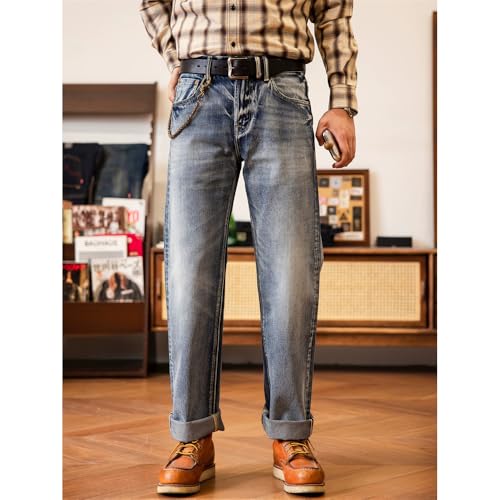 Red Tornado Ice Blue Light Wash Jeans 14.5oz Selvage Denim Pants2