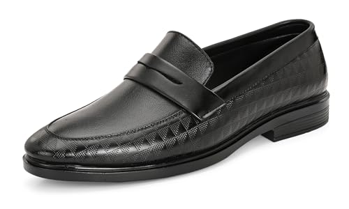 Image of Server Slip-On Mens' Formal Shoe | Pull On Stylish Non-Lace Design | Premium Craftsmanship & Durable Build | Soft Cushioned Insole for Comfort | Perfect for Party Office & Formal Wear