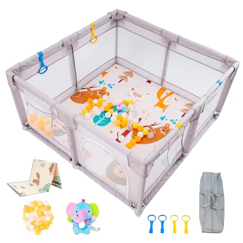 Akeraq Corralito Bebe 150x150cm Reversible