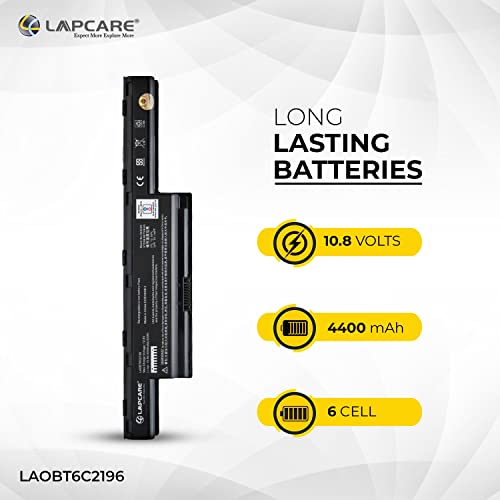 LAPCARE 10.8V 4000mAh 6 Cell BIS Certified Compatible Lithium-ion Laptop Battery for ACER TravelMate 4740 5740 and 4740G Series - Image 3