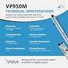 Viqua VP950M UV Water Filter Whole House and Commercial Use - High Flow 34 GPM with Monitor Countdown Timer Display for UV Lamp Change, 230 V, Compact, High Efficiency